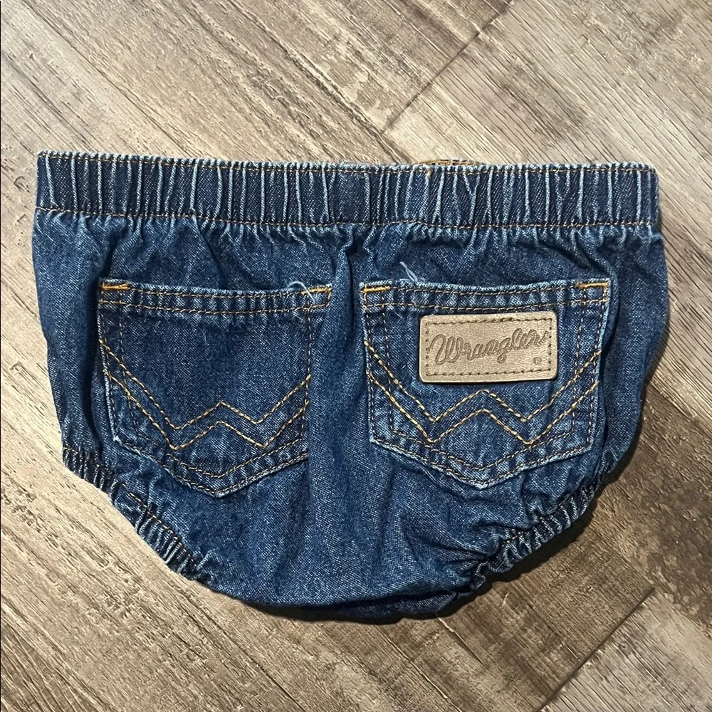 Denim Wrangler 12m Diaper Cover
